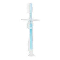 Силіконова зубна щітка Mumlove MGZ-0707(Blue) з обмежувачем as