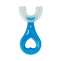 Детская Зубная щетка-капа MGZ-0704(Blue) с ограничителем as