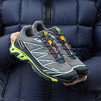 Кроссовки Salomon Xt-6 Black\Grey\Green