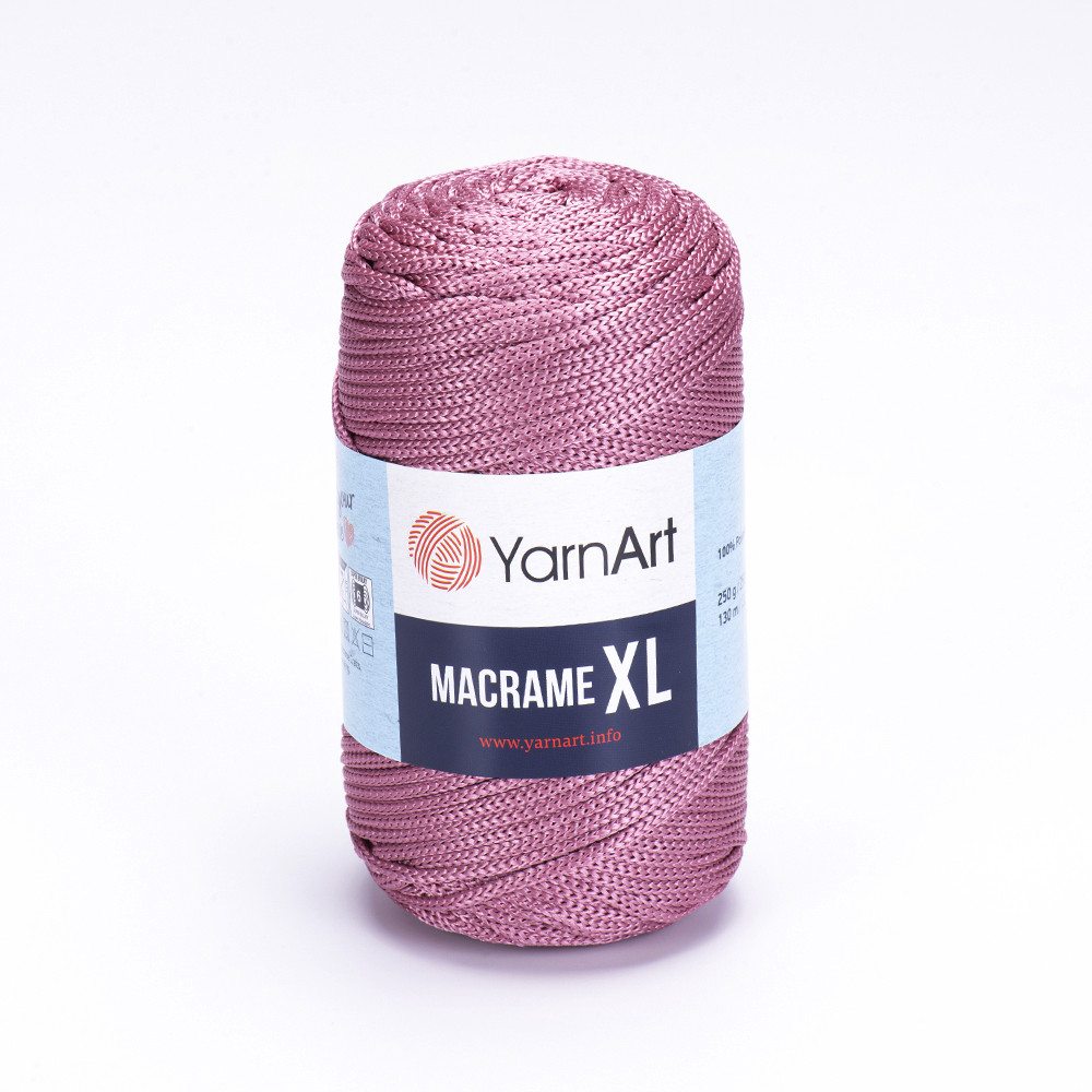 Шнур для макрамі Запорошена троянда No141 Yarnart Macrame XL, 250 г, 130 м.