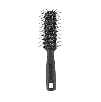 Щітка тунельна Hots Professional Vent Brush Black & Grey (HP21005-BLK)