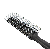 Щітка тунельна Hots Professional Vent Brush Black & Grey (HP21005-BLK), фото 3