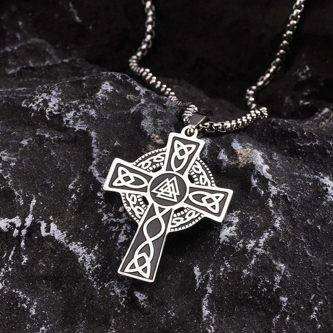 Амулет Кельтський Хрест та Валькнут, фото 1
