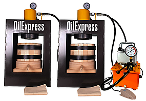 Олія 50 тонн 3+3 літри дерев'яна бочка "PRO+" OilExpress