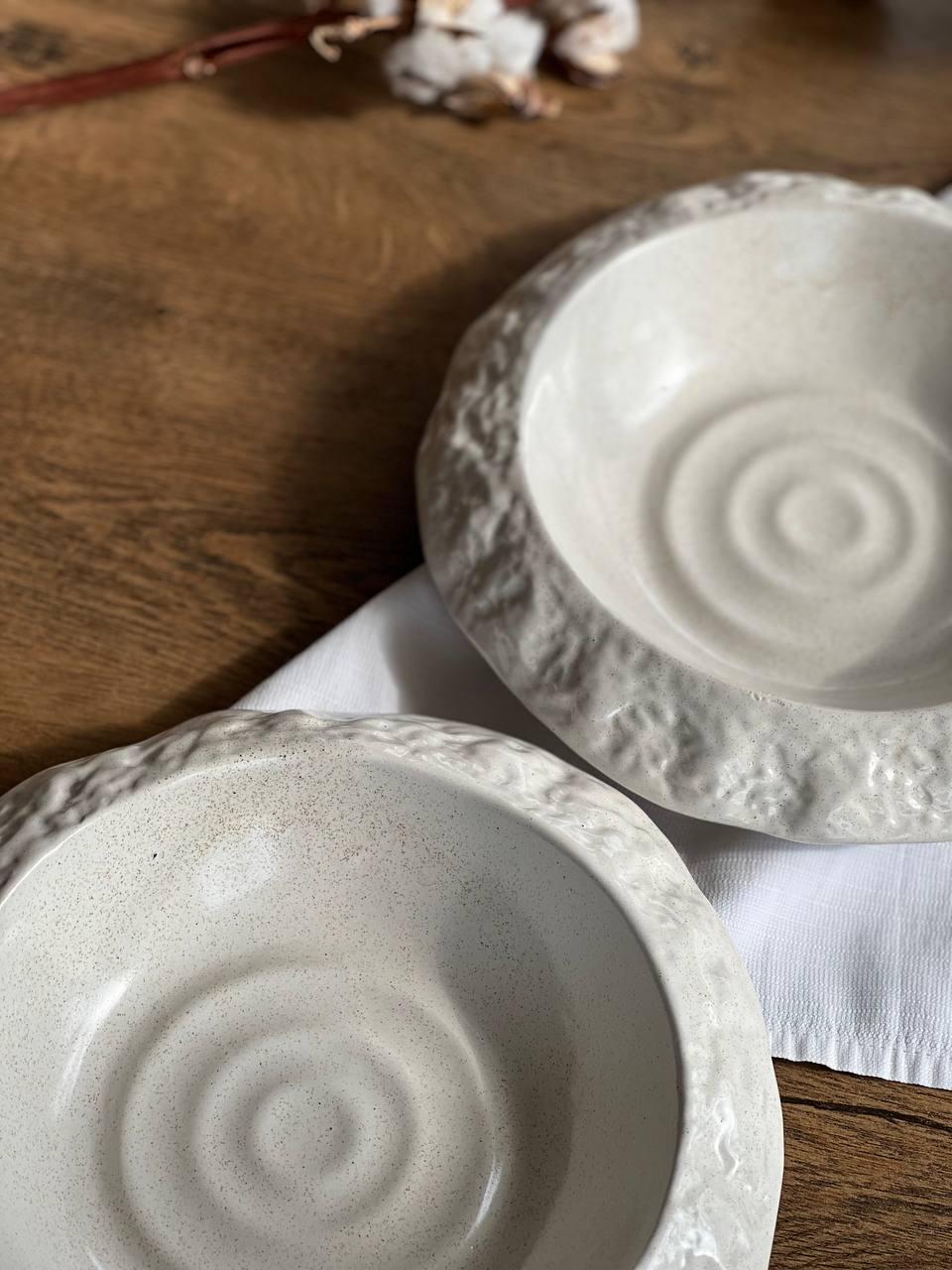 Тарілка для подачі Корал 750 мл Капучино