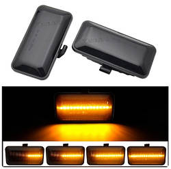 Повторювач повороту Volkswagen Vento 1992-1995 Фольксваген Венто (2шт динамічні чорні ЛЕД)