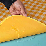Килимок для пікніка Slide B водонепроникний складаний 147x200 см Жовтий K-18-Yellow, фото 3