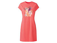 Ночная рубашка хлопковая з принтом для женщины Esmara 372045 M Коралловый