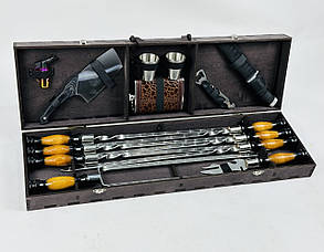 Набір шампурів у кейсі "Вуд на 17 предметів"