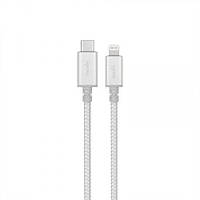 Кабель USB-C to Lightning Moshi Integra™ Cable Jet Silver (1.2 m) (99MO084105)