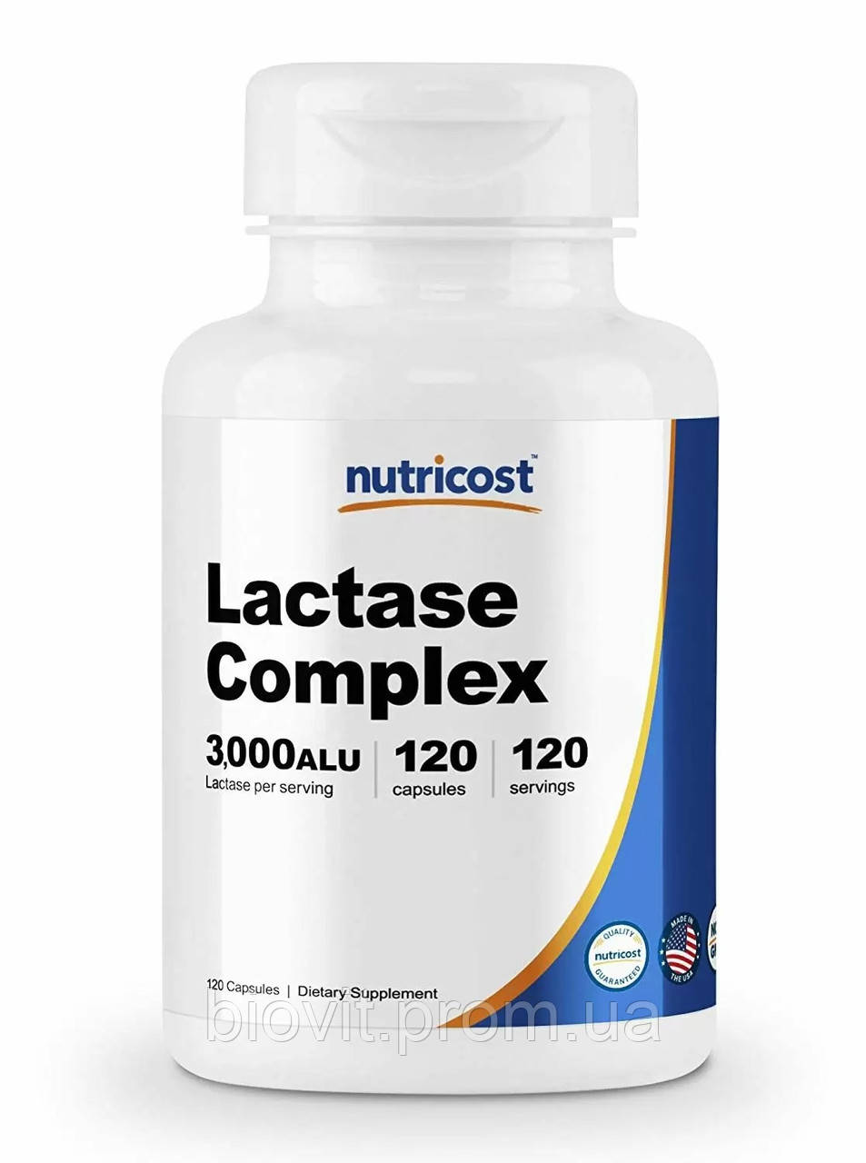 Комплекс ферментов лактазы (Lactase Enzyme Complex) 120 капсул (ID ...