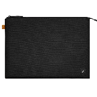 Native Union W.F.A Stow Lite 14" Sleeve Case Black for MacBook Pro 14"/MacBook Air 13" M2 (STOW-LT-MBS-BLK-14)