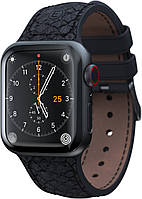 Ремінець для годинника Njord Salmon Leather Strap Dark Grey for Apple Watch 41mm/40mm (SL14110)