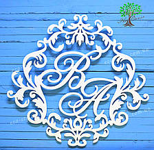 Монограма на весілля, вензель, герб весільний