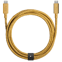 Кабель USB-C to USB-C Native Union Belt Cable Pro 240W Kraft (2.4 m) (BELT-PRO2-KFT-NP)