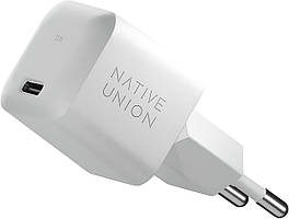 Мережевий зарядний пристрій Native Union Fast GaN Charger PD 30W USB-C Port White (FAST-PD30-2-WHT-EU)