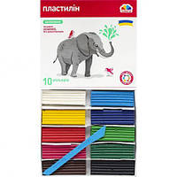 Від 2 шт. Пластилін "Захоплення" 10 кольорів, 160г "Гамма" купити дешево в інтернет-магазині