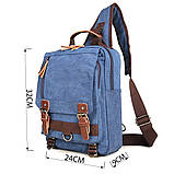 Рюкзак Vintage 14482 Синій, фото 3