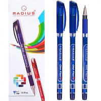Від 12 шт. Ручка "One Plus" RADIUS 12 штук, синя купити дешево в інтернет-магазині