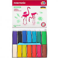 Пластилін "Захоплення" 14 кольорів, 224 г "Гамма" купити дешево в інтернет-магазині