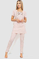 Пижама женская с принтом Ager XL светло-персиковый 219RP-487 z118-2024