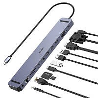 Концентратор Choetech HUB-M20 11 in 1 USB-C Multiport HUB Station H[, код: 8381814
