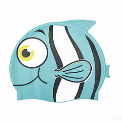 Шапочка для плавання 26025 в формі рибки Синій, World-of-Toys