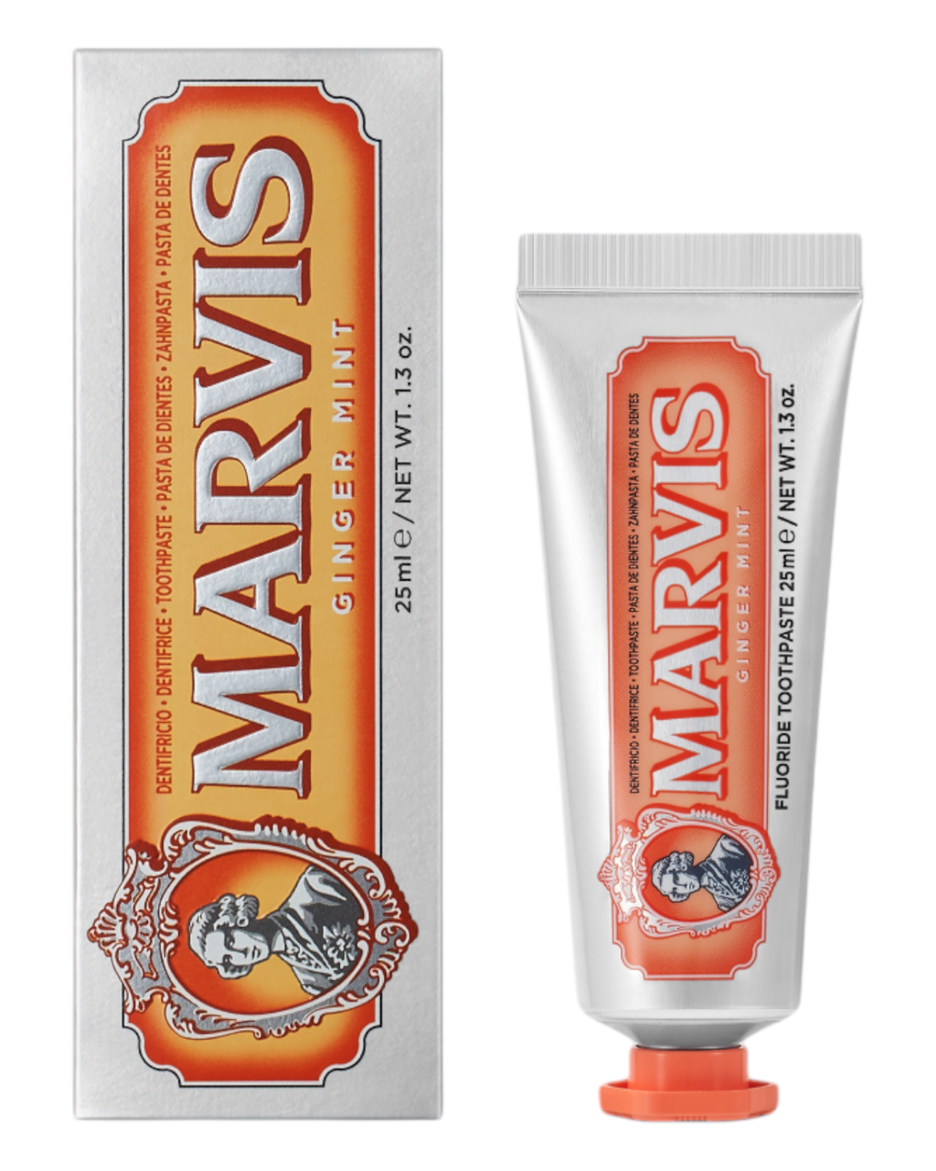 Зубна паста Marvis Ginger Mint імбир-м'ята 25 мл, фото 1