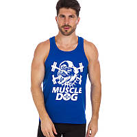 Майка борцовка спортивная мужская Mixstar Muscle Dog CO-5903 FDSO M Синий (06508147) z19-2024