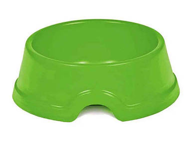 Миска для тварин (собак/котів) пластикова №1 300мл зелена ТМ ПРИРОДА FG