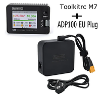 FPV SET Зарядний пристрій ToolkitRC M7 + Блок живлення ToolkitRC ADP100