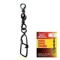 Застібка+вертлюг LJ BARREL SWIVEL SWEDISH 006 / *10