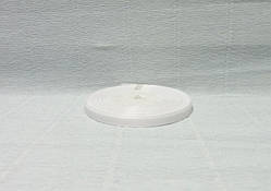 Репсова стрічка, Біла, 0,5 см