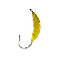 Мормышка вольфрамовая LJ "Банан" с петлей (золото), 3мм. 0.55г/ *5 шт