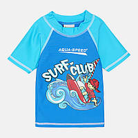 Футболка для плаванья Aqua Speed SURF-CLUB T-SHIRT 2028 383-02 122 см Синий/Голубой (5908217620286)
