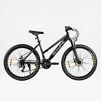 Велоcипед Спортивный Corso OLYMPIC 26" 21 скорость 17" SunRun Black (138174) z118-2024