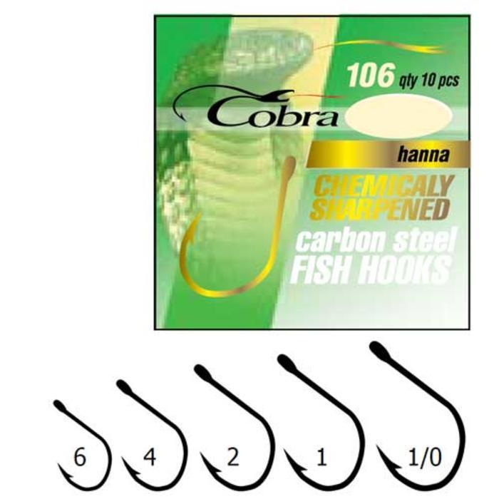 Гачок Cobra HANNA (серія106 / 001) 10шт (CA118)