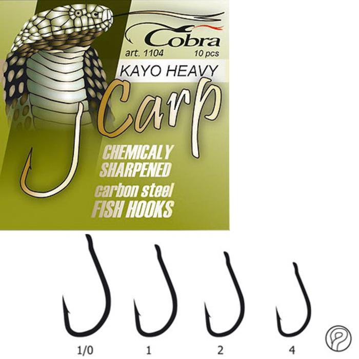 Гачок Cobra CARP Kayo HEAVY (серія1104 / К010) 10шт (CC305)