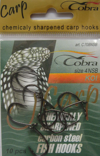 Гачок Cobra CARP CHINU (серія807 / 002) 10шт (CC304)