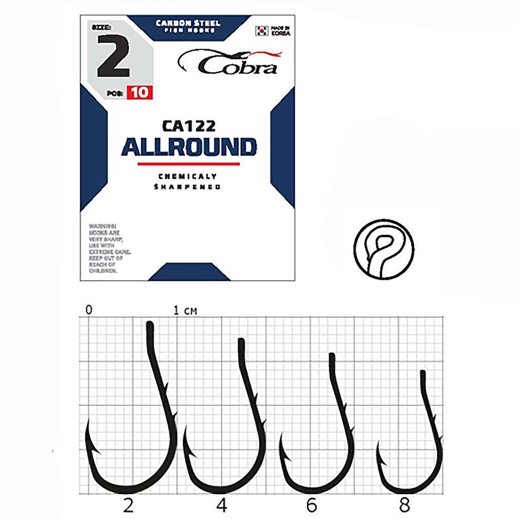 Гачки Cobra ALLROUND серія CA122 розмір 002 10шт