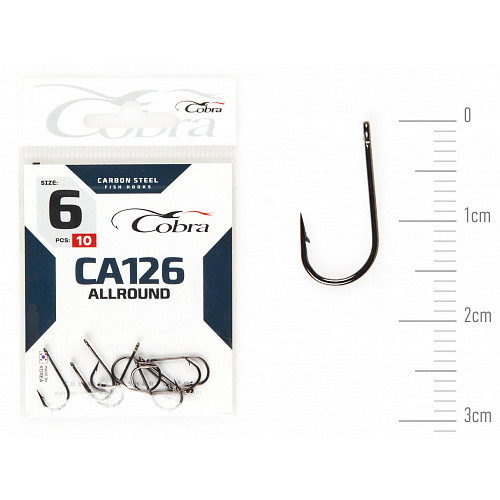Гачки Cobra ALLROUND серія CA126 розмір 012 10шт