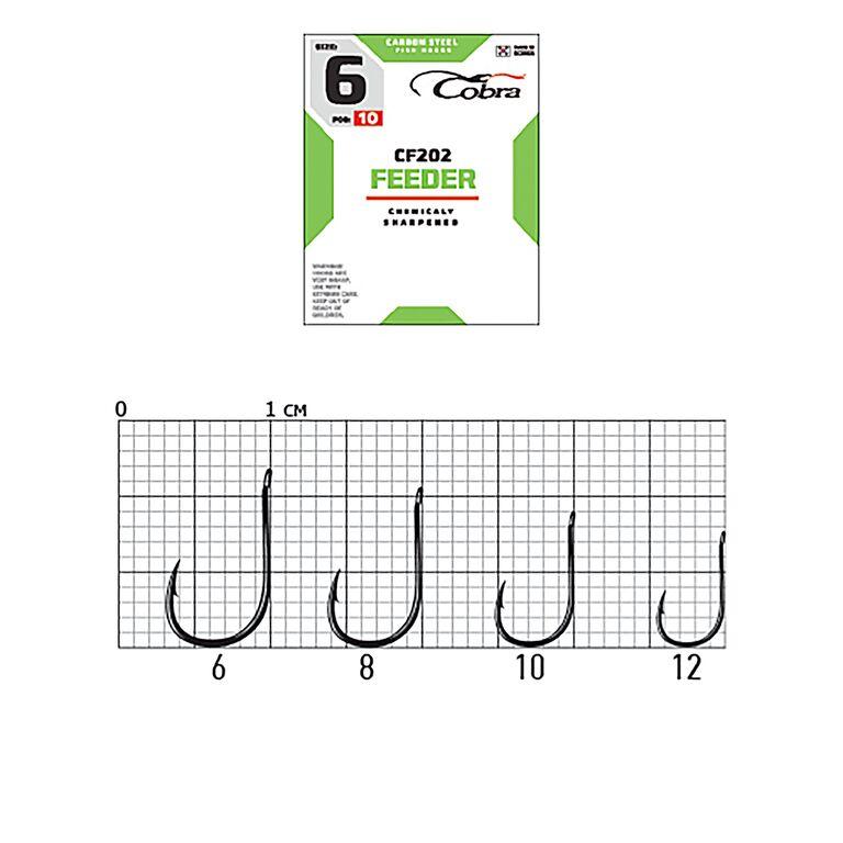 Гачки Cobra FEEDER серія CF202 розмір 012 10шт