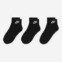 Носки Nike U NK NSW EVERYDAY ESSENTIAL AN DX5074-010 42-46 3 пари Чорні (196148785784)