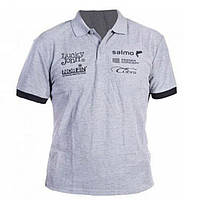 Футболка поло "MULTIBRAND" (60% бавовна, 40% PL, сіра) / L