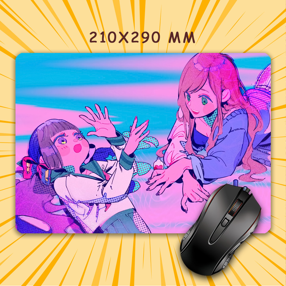 Килимок для мишки А4 - 210x290 мм Yamada-kun to Lv999 no Koi wo Suru / Закохалася Lv999 в Ямаду 012