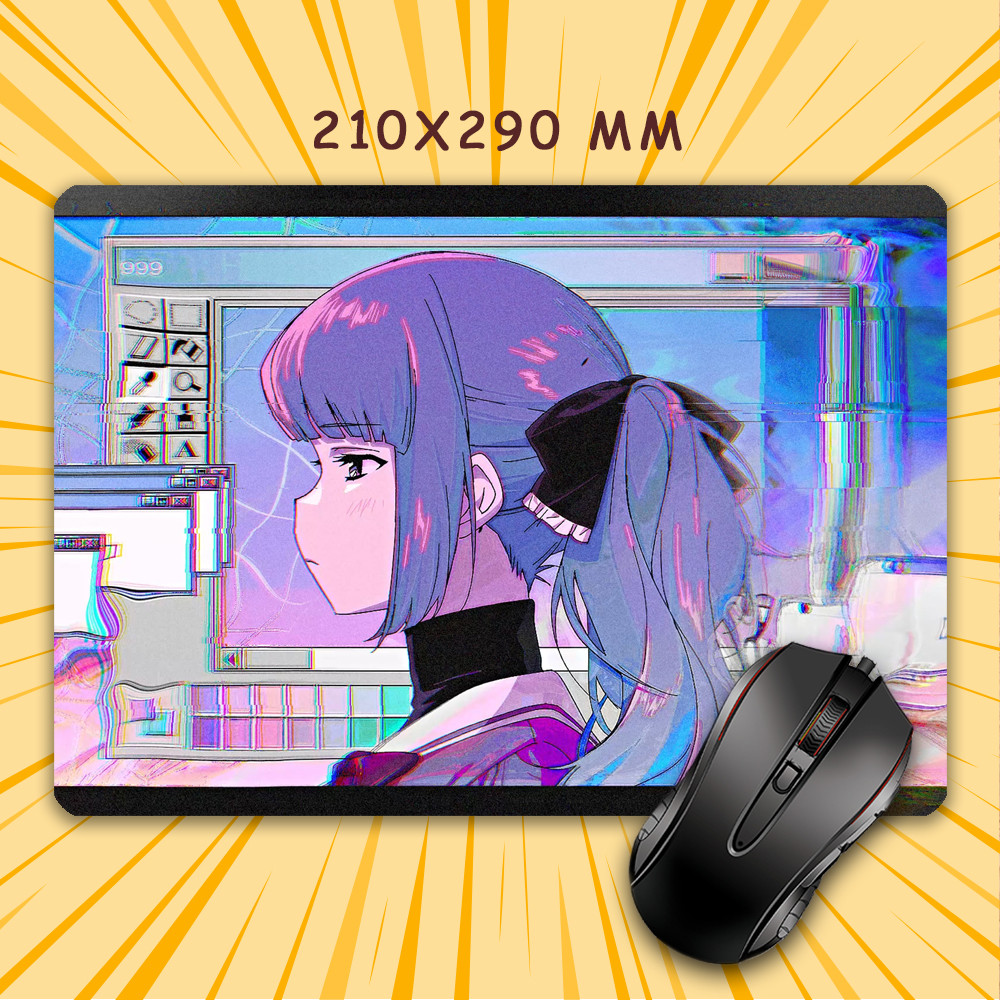 Килимок для мишки А4 - 210x290 мм Yamada-kun to Lv999 no Koi wo Suru / Закохалася Lv999 в Ямаду 013