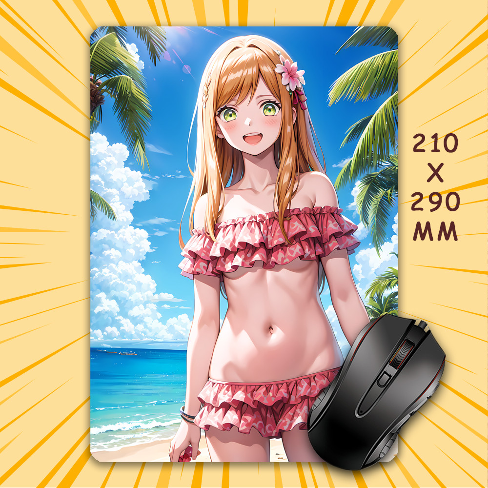 Килимок для мишки А4 - 210x290 мм Yamada-kun to Lv999 no Koi wo Suru / Закохалася Lv999 в Ямаду 018