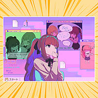 Плакат А3 Аніме Yamada-kun to Lv999 no Koi wo Suru / Закохалася Lv999 в Ямаду 008