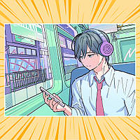 Плакат А3 Аніме Yamada-kun to Lv999 no Koi wo Suru / Закохалася Lv999 в Ямаду 011