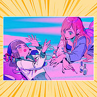 Плакат А3 Аніме Yamada-kun to Lv999 no Koi wo Suru / Закохалася Lv999 в Ямаду 012